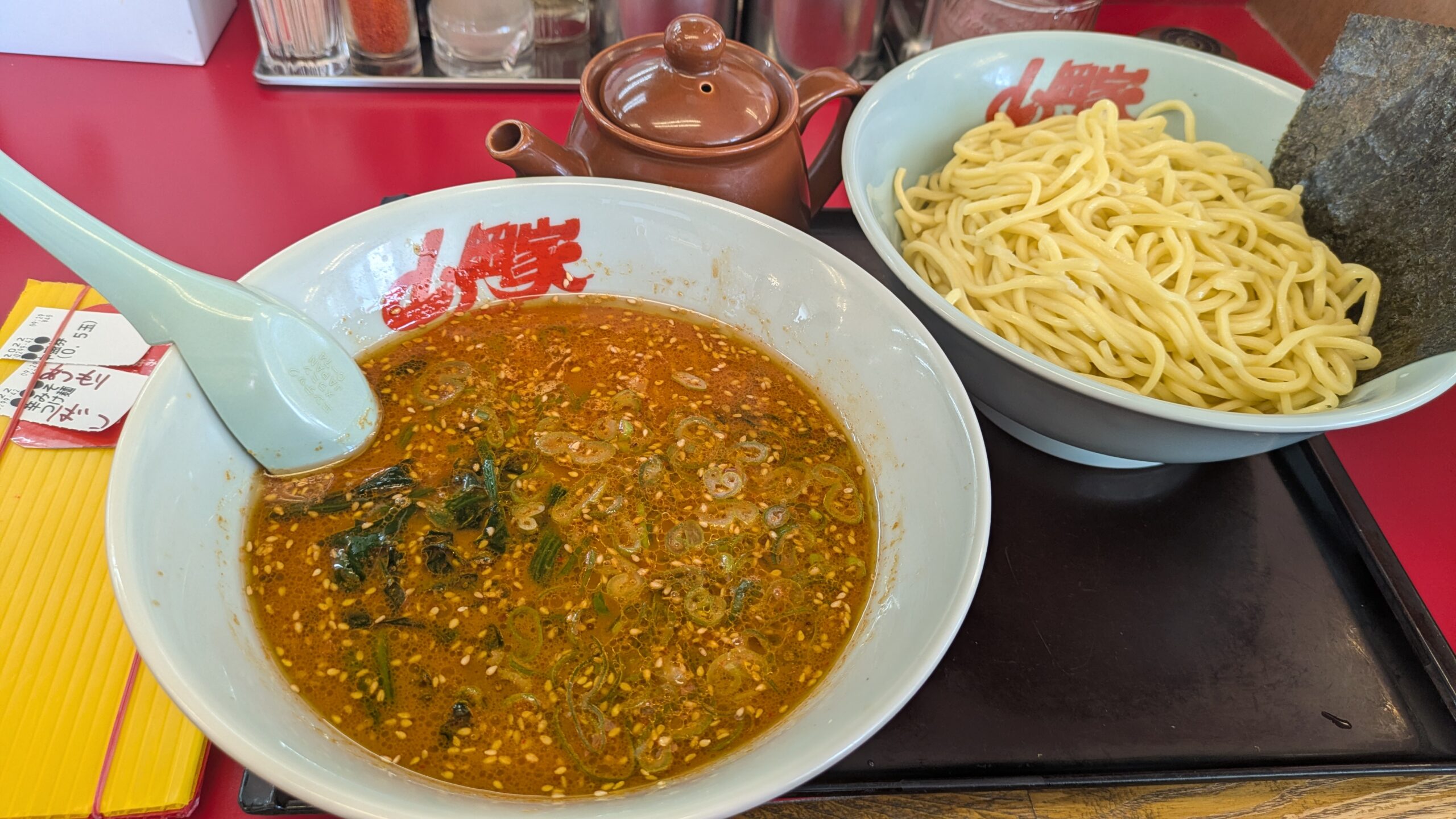 山岡家の辛味噌つけめん