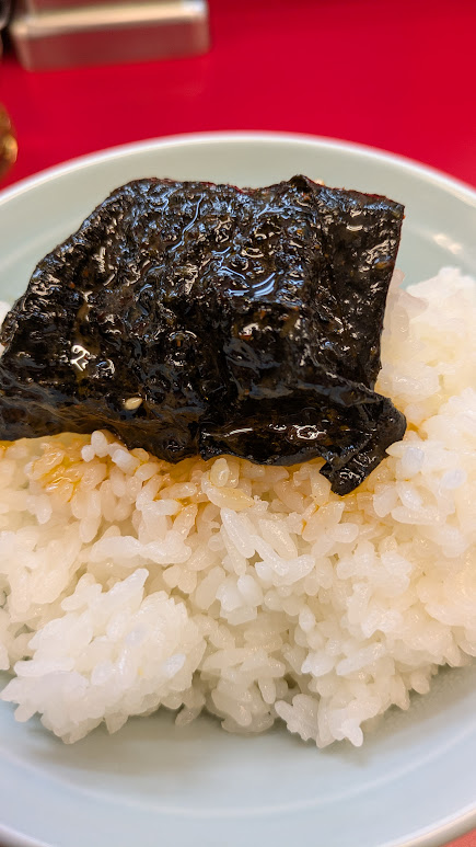 山岡家の海苔巻ご飯