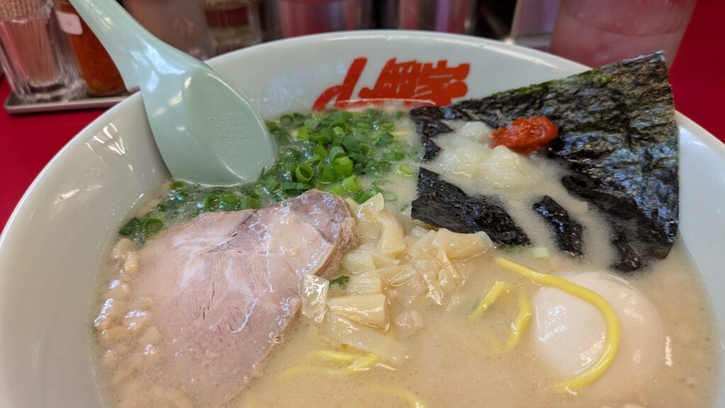 山岡家のプレミアム塩とんこつらーめん
