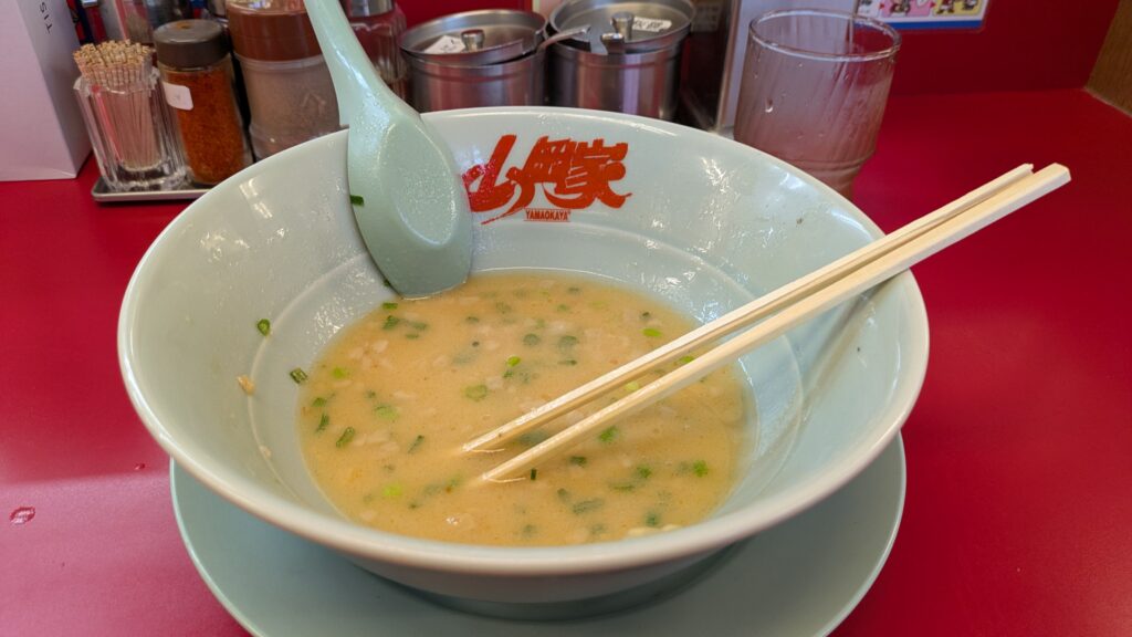 山岡家のプレミアム塩とんこつらーめん